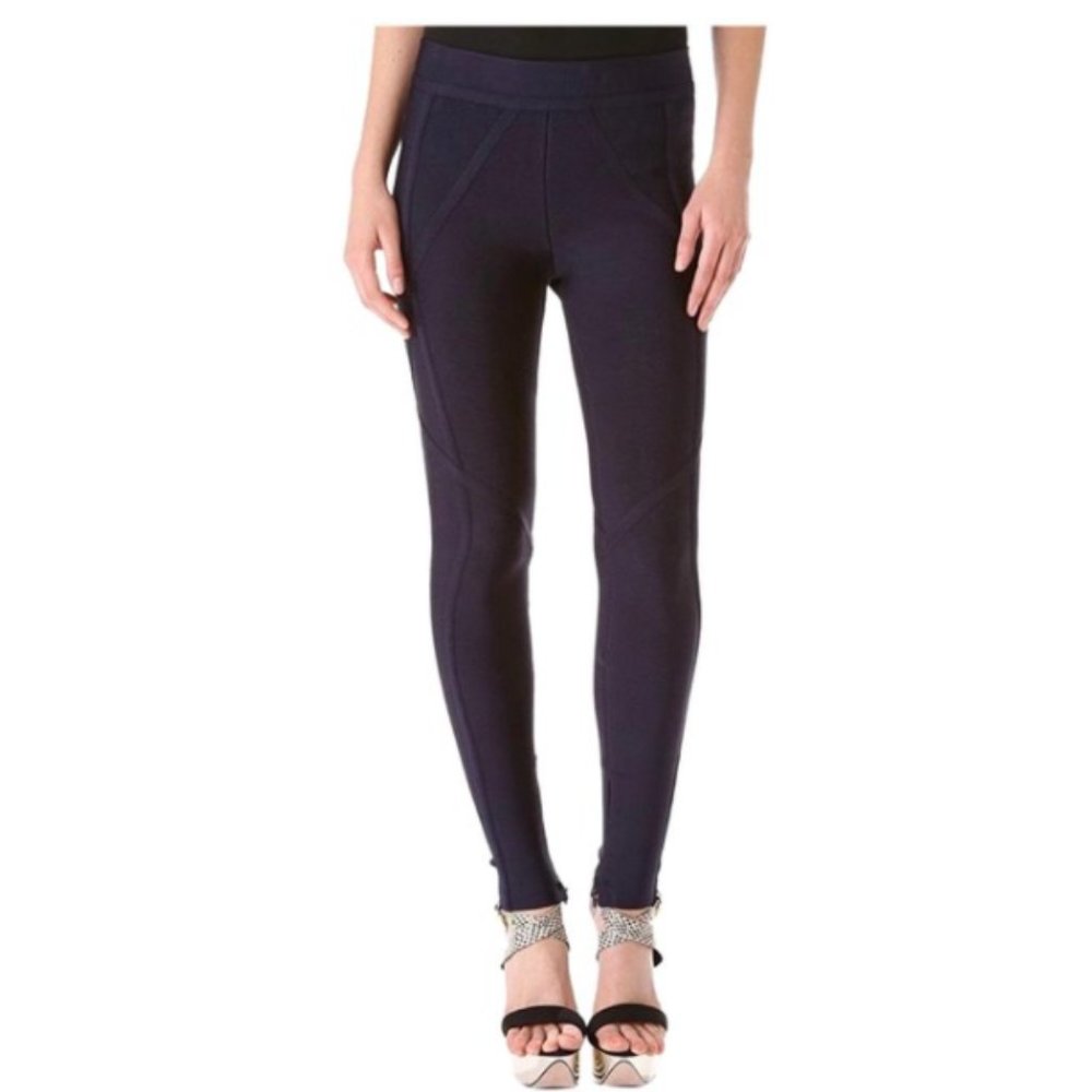 NWT Hervé Leger DAE Black Bandage Pants Size S